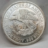 1 Troy Oz .999 Fine Silver Round Coin