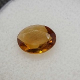 Oval Cut Yellow Citrine Gemstone 1.20ct