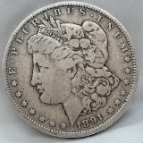 1891-O Morgan Silver Dollar 90% Silver Coin