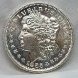 1 Troy Oz .999 Fine Silver Morgan Round Coin