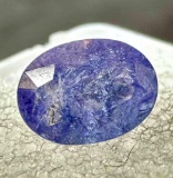 1ct Oval Cut Tazanite Gemstone