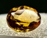 1.4ct Oval Cut Citrine Gemstone