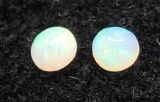 Pair of Oval Cut Opals 0.42ct