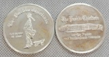 (2) 1 Troy Oz .999 Fine Silver The Pueblo Chieftain coins
