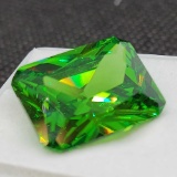 Green Emerald Cut Emerald gemstone 18.90ct