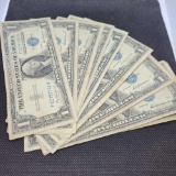 (12) $1 Dollar Silver Certificate
