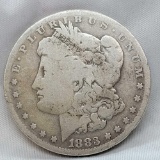 1883-O Morgan Silver Dollar 90% Silver Coin