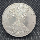 1 Troy Oz .999 Fine Titanium Walking Liberty With COA
