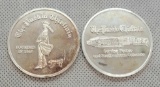 (2) 1 Troy Oz .999 Fine Silver The Pueblo Chieftain Coins