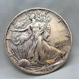 1989 1 Troy Oz .999 Fine Silver Walking Liberty Round Coins