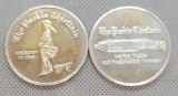 (2) 1 Troy Oz .999 Fine Silver The Pueblo Chieftain Coins