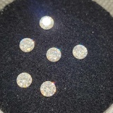 Round Cut White CZ Gemstones 2.93ct