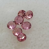 Oval Cut Pink Tourmaline Gemstones 0.81ct