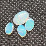 Cabochon Cut Opals 4 Gemstones 1.22ct
