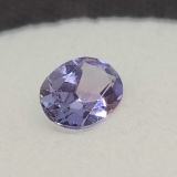 Oval Cut Purple Tanzanite Gemstone 1.12ct