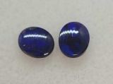 Pair of Round cut Blue Quartz Gemstone 0.37ct