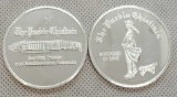 (2) 1 Troy Oz .999 Fine Silver The Pueblo Chieftain Coin