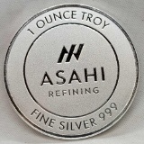 ASAHI 1 Troy Oz .999 Fine Silver Round Coin