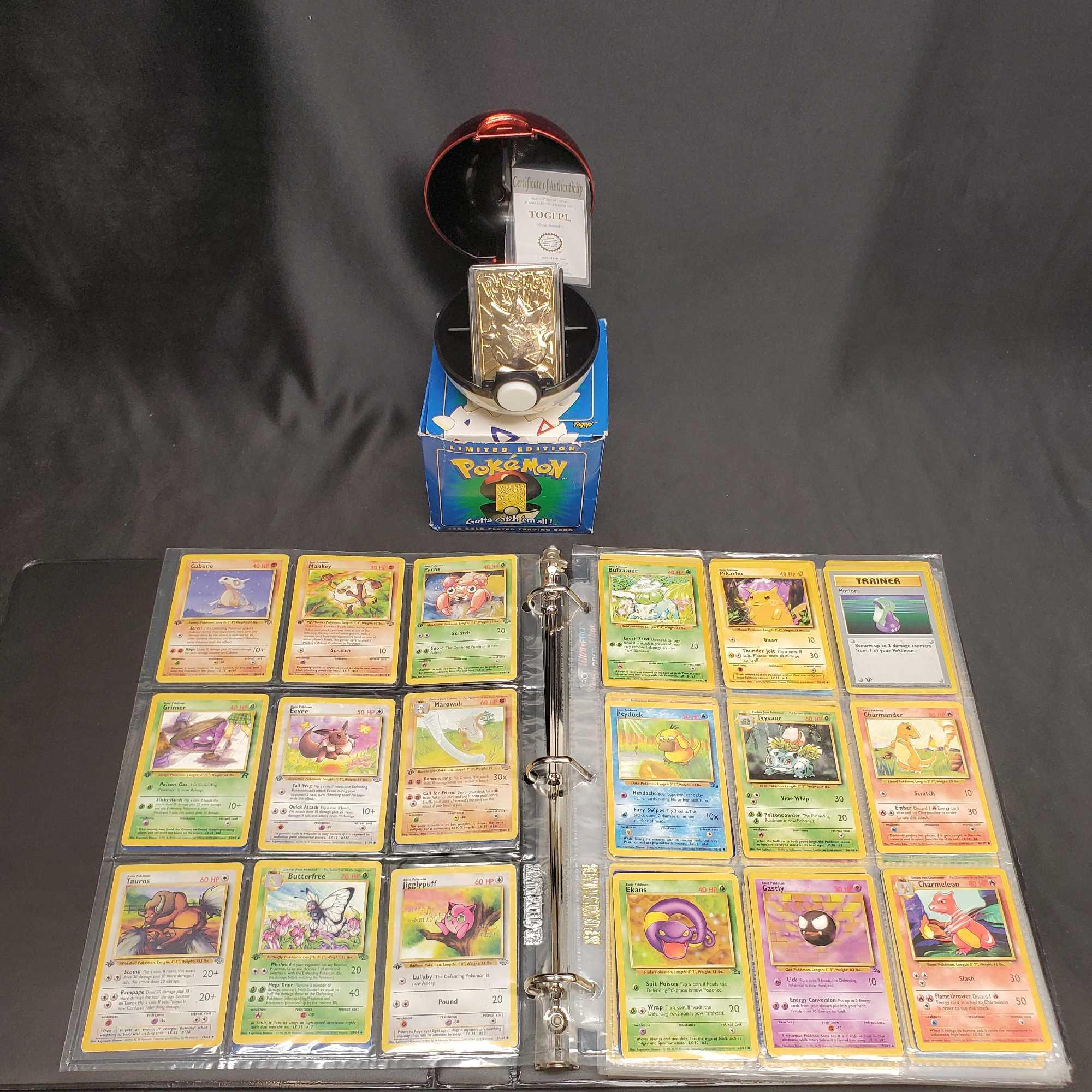 gold frog flower pokemon card CGC GEM 10 Japanese Togepi 1st Edition Common (Graded Card) – Phurion main image 1