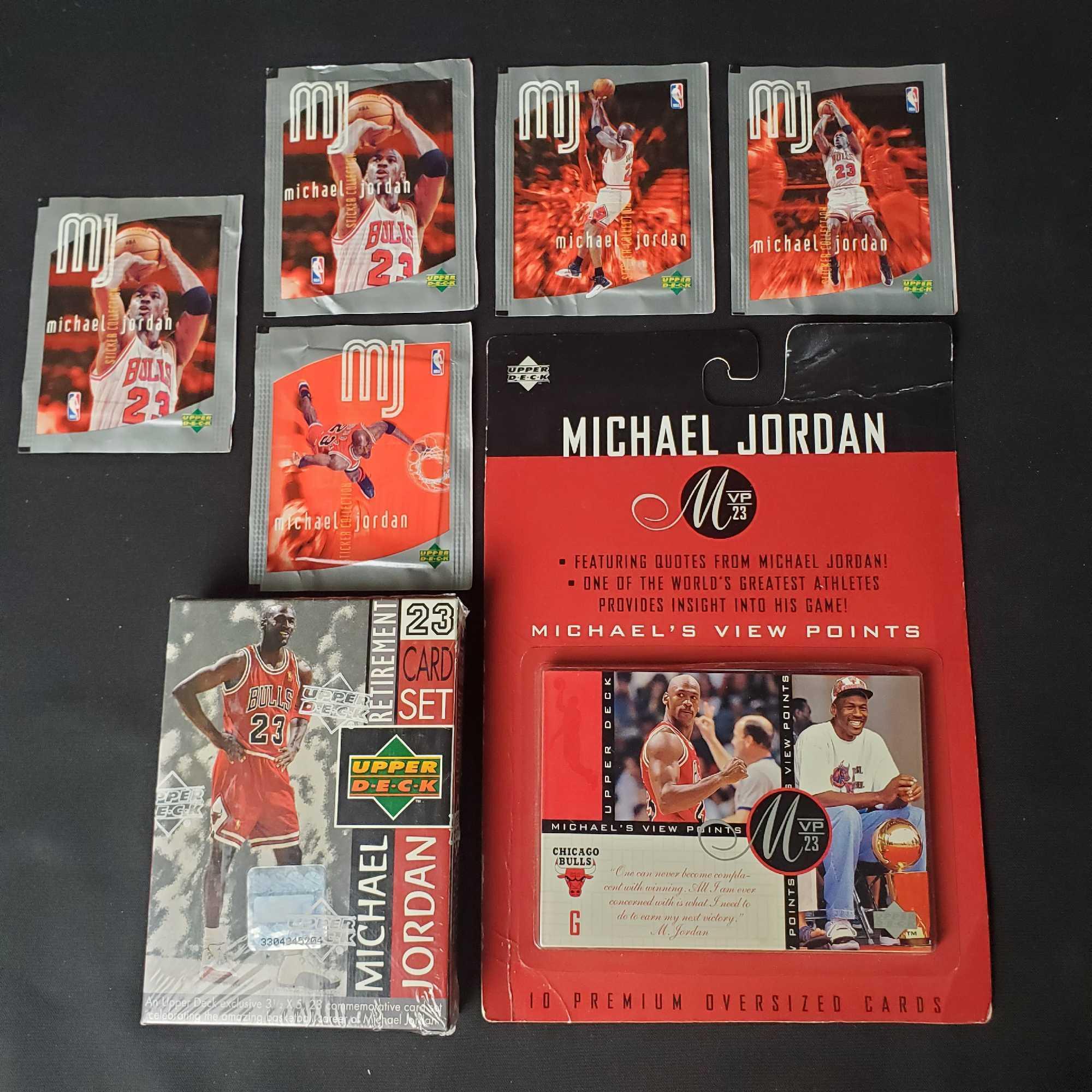 Michael Jordan Upper Deck retirement card set | Proxibid