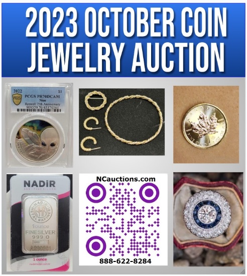 2023 October Jewelry Coin Auction
