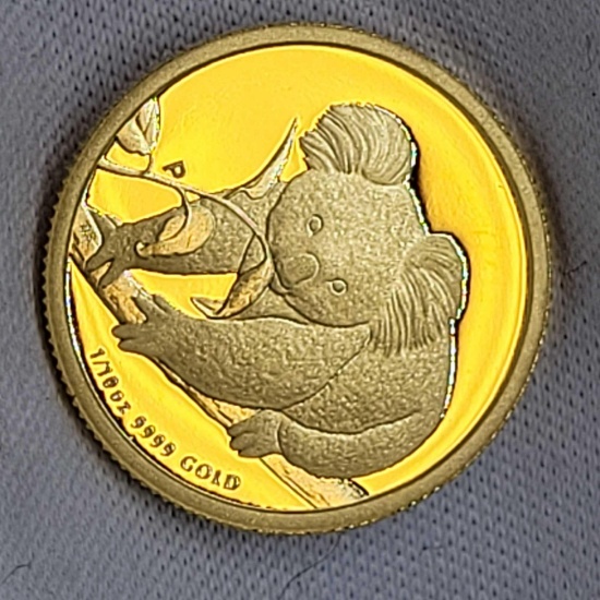 2010 Australia 1/10 Oz 999.9 Fine Gold Koala
