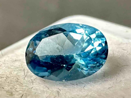 .97ct Oval cut Blue Topaz Gemstone