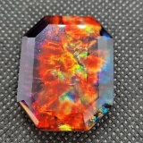 44.25ct Fancy Cut Opal Like Ammolite Beautiful Gemstone