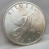 1 Troy Oz .999 Fine Silver Eagle Round Coin