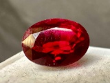 Gorgeous 6.6ct Oval Cut Ruby Gemstone