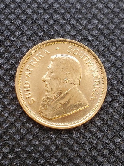 1/10 Oz Fine Gold 1981 Krugerrand Gold Coin