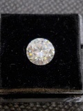 Stunning Round Cut Moissanite Diamond With GRA Report