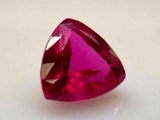 Gorgeous 3.98ct Trillion Cut Pink Ruby Gemstone