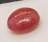 Cabochon Cut Red Ruby Gemstone
