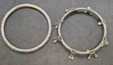 (2) Silver Bracelets