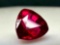 Astonishing Super Sparkly 4.8ct Trillion Cut Ruby Genstone