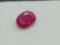 Red Oval Cut Ruby Gemstone 0.90ct