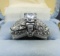 925 Silver and Rhinestone Ring 10.00 Grams Size 7