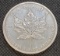 1 Troy Oz .9999 Fine Silver Canadian Maple Leaf Round Coin