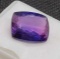 Cushion Cut Purple Sapphire Gemstone 9.25ct