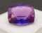 Cushion Cut Purple Sapphire Gemstone 10.35ct