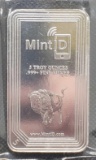 Tested Mint ID 5 Troy Oz .999 Fine Silver Bar