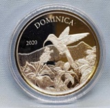 Tested x1 Troy Oz .999 Fine Silver Hummingbird Round Coin