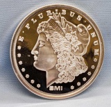 Tested SMI x1 Troy Oz .999 Fine Silver Morgan Round Coin