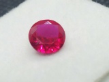 Brilliant Round Cut Red Ruby Gemstone 0.95ct