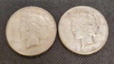 (2) 1923 Silver Peace Dollars Tested 90% Coins