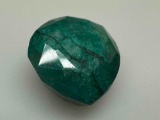 8.1ct Pear Cut Opaque Emerald Gemstone