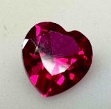 Charming Valentine Heart Cut Red Ruby Gemstone 1.05ct