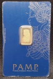 PAMP 2.5 Gram .999 Fine Gold Bar