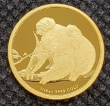 1/10 Oz 999.9 Fine Gold koala Gold Coin